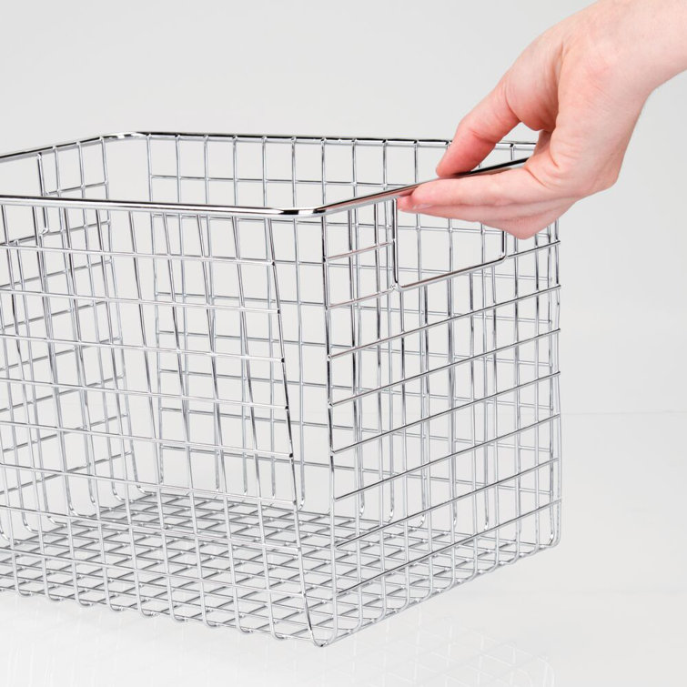mDesign Metal Wire Storage Basket Wayfair